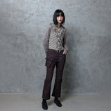RIBBON POCKET ANKLE PANTS