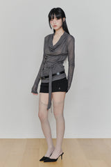RUBY HOOK SHORTS (SS ver.) black