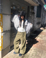 MT シームポケットコットンワイドロングパンツ