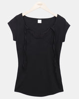 レヤホルターショートスリーブTシャツ