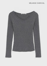 [MADE] Rulind V-neck Long-sleeved T-shirt (F/W ver.)