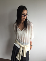 Cinnamon Summer V-neck Knit (6color)