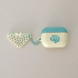 Rose Polka Dot Lemon Yellow Glossy AirPods Case