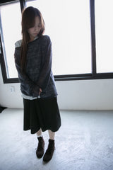 soft slub loose knit top(2colors)