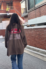 トーンズウォッシュドロングスリーブTシャツ