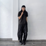 ワッフル ヘンリー リラックスド Tシャツ