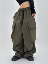 (UNISEX) ワイドボックスポケット ルーズフィット 秋デニム