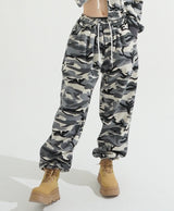 Camouflage Wide String Pants