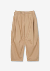 AND Pin-tuck Balloon Pants