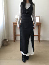 サンスレイヤードロングスカート