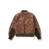 Tankers leather jacket / Brown