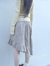 petal frill skirt