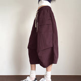 Pcon ナイロンカプリバミューダパンツ