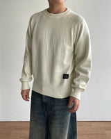 Number Patch Round Knit