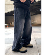 KP Denim Side-Tuck Snap PT