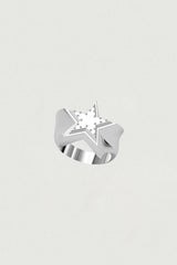 [925SILVER] ICING COOKIE STAR STUD RING
