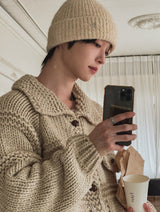 [wool20%] エリーボカシウェービングマフラー