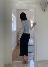 FOLDING CROP CAPRI PANTS (2color)