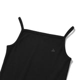 KIRSH PLAIN SQUARE NECK SLEEVELESS - BLACK 