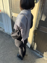 デニッシュスカーフ - グレー