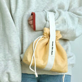 【MADE】Canvas Pouch Bag - Mustard