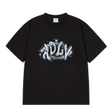 25SS ADLV UNIVERSE LOGO SHORT SLEEVE T-SHIRT BLACK