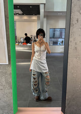 ダメージヴィンテージデニムパンツ