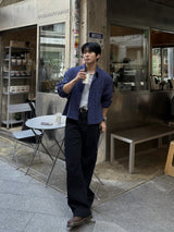 マイルクロップドロングスリーブシャツ