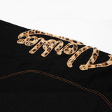 Echo Leopard Mix Fur Pants