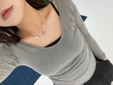 Dazzle Ball Circle Necklace