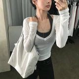 [Ijent]レザーベルトビッグショルダーバッグ-3 colors