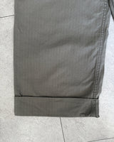 ヘリンボーンロールアップ バックルパンツ