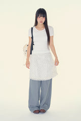 Selique dot frill skirt