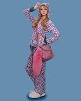 grunge pink stud bag