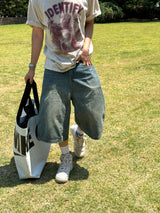 Toony denim Bermuda pants