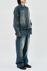 Norten Washed Denim Jacket_Blue