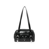 KONIC METAL LOGO STUD SHOULDER BAG UNISEX