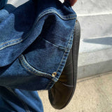 Real Big Balloon Snap Denim Pants