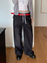 Atlas Non-fade Raw Denim Wide Pants