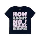 ハウアバウトノーTシャツ(NAVY)