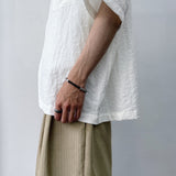 Pointed Flap Wide Short Sleeve
