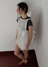 [jiwonywony x voor] Frill Blossom Shoulder Bag_White