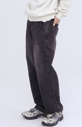 Sand-Washed Wide Denim Pants (JBTPNT-0034)