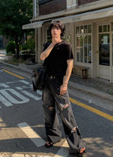 Closed star rivet denim pants