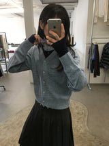 カシミアボカシVカーディガン (3color)