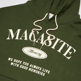 VINTAGE LOGO HOODED T-SHIRT KHAKI