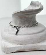 [sv925]square chain bracelet