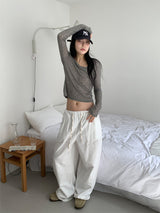 REFRESH WIDE BANDING PANTS (5C)