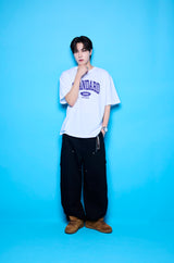 オクトパスフットボールTシャツ×バンダナ（パープル）