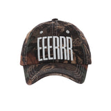 EEERRR Real tree camo pattern ball cap (Brown)